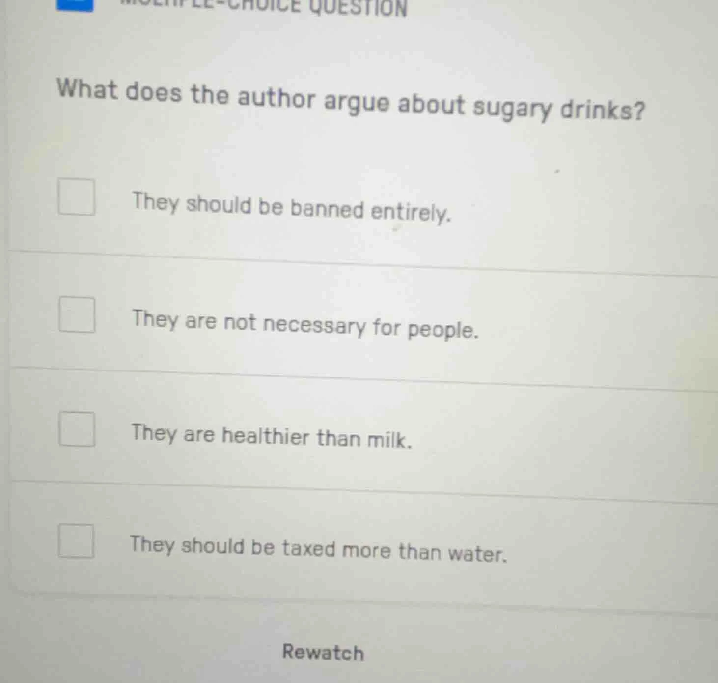 what does the author argue about sugary drinks? they should be banned e…