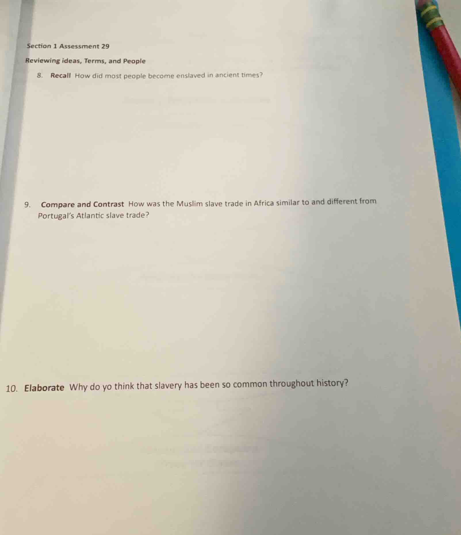 section 1 assessment 29 reviewing ideas, terms, and people 8. recall ho…
