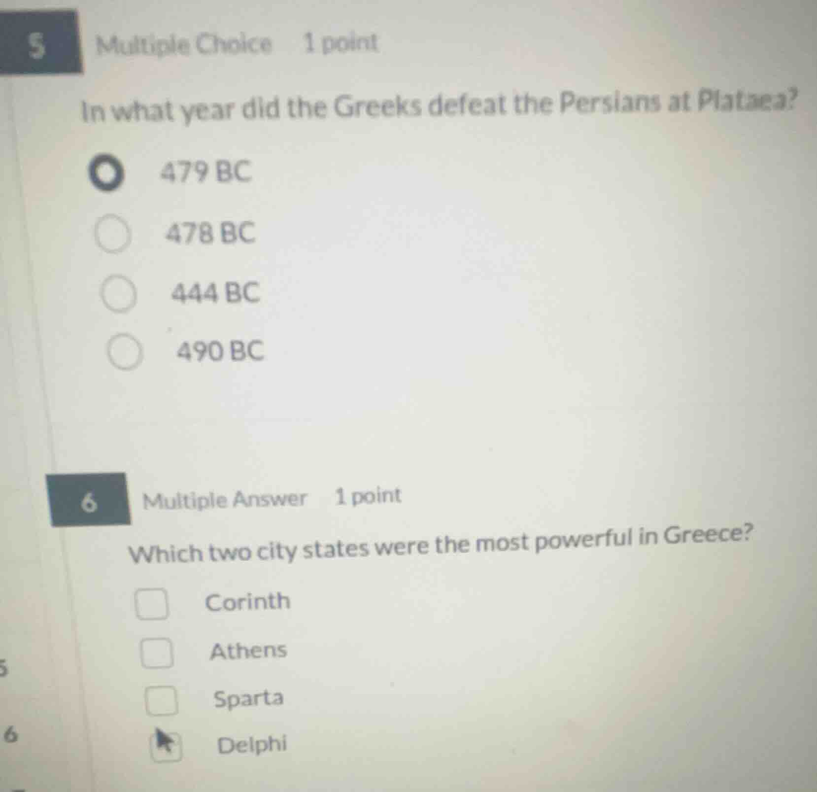 5 multiple choice 1 point in what year did the greeks defeat the persia…