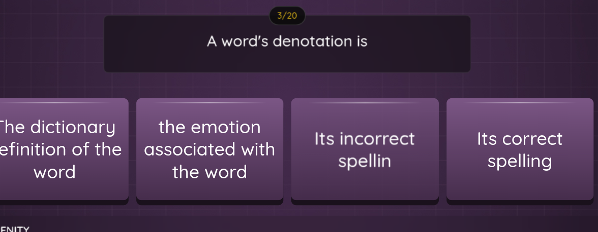 a word’s denotation is the dictionary definition of the word the emotio…