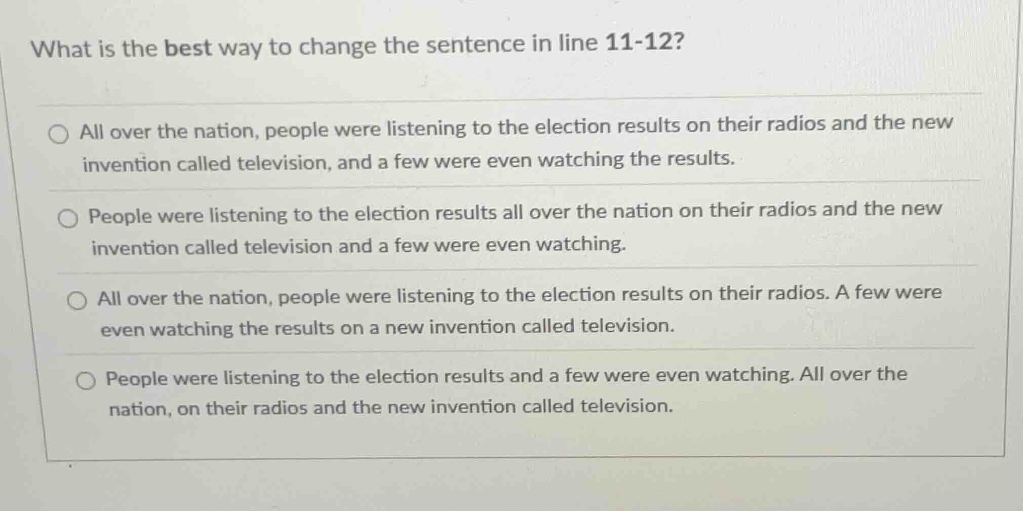what is the best way to change the sentence in line 11-12? all over the…