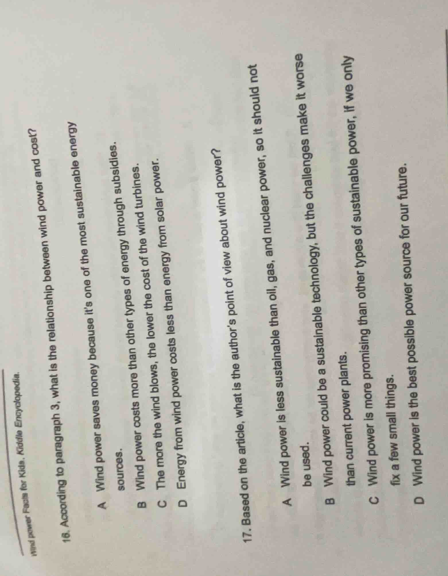 wind power facts for kids. kiddle encyclopedia. 16. according to paragr…