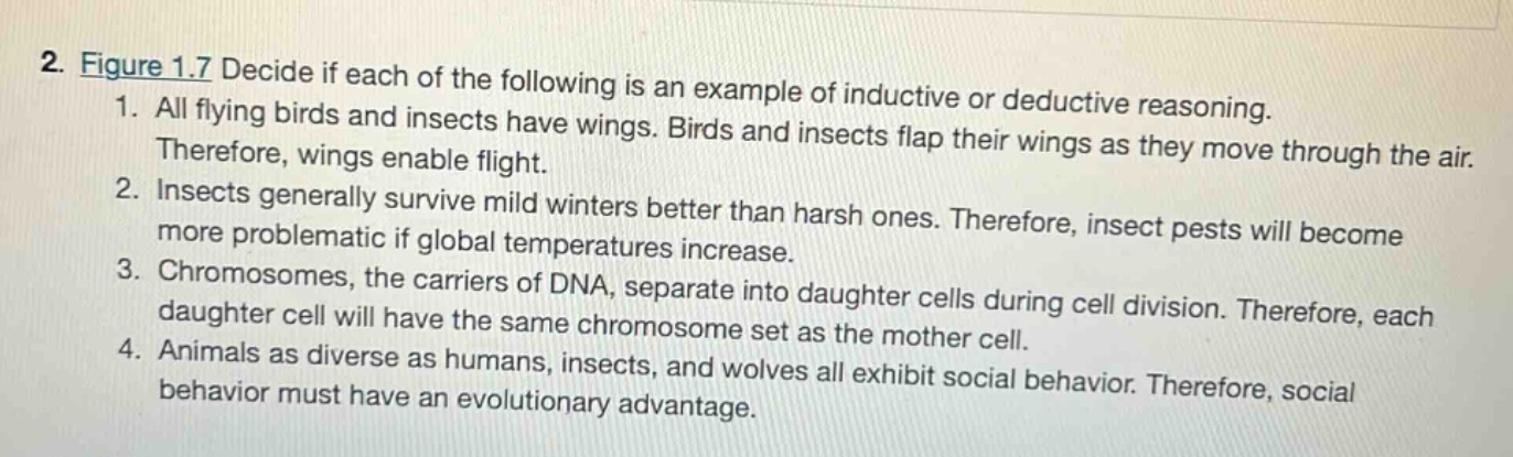 2. figure 1.7 decide if each of the following is an example of inductiv…