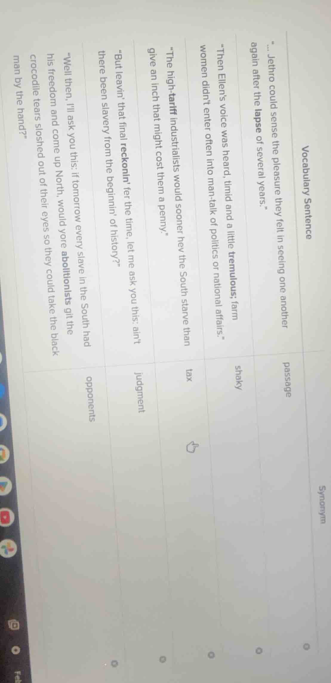 vocabulary sentence \... jethro could sense the pleasure they felt in s…