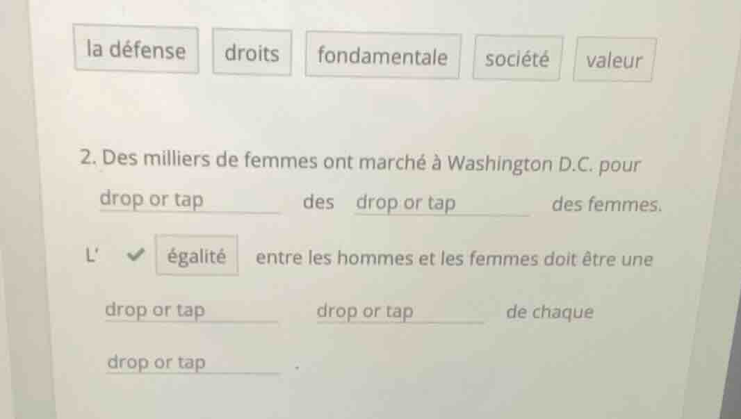 la défense droits fondamentale société valeur 2. des milliers de femmes…