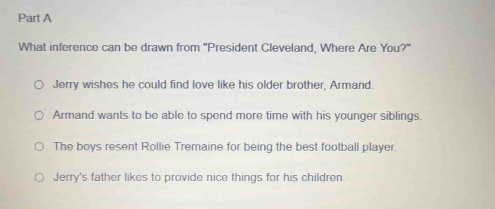 part a what inference can be drawn from \president cleveland, where are…