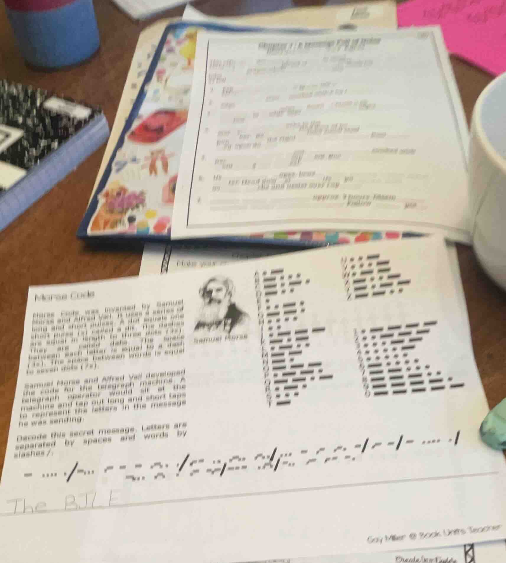 morse code morse code was invented by samuel morse and alfred vail. it …