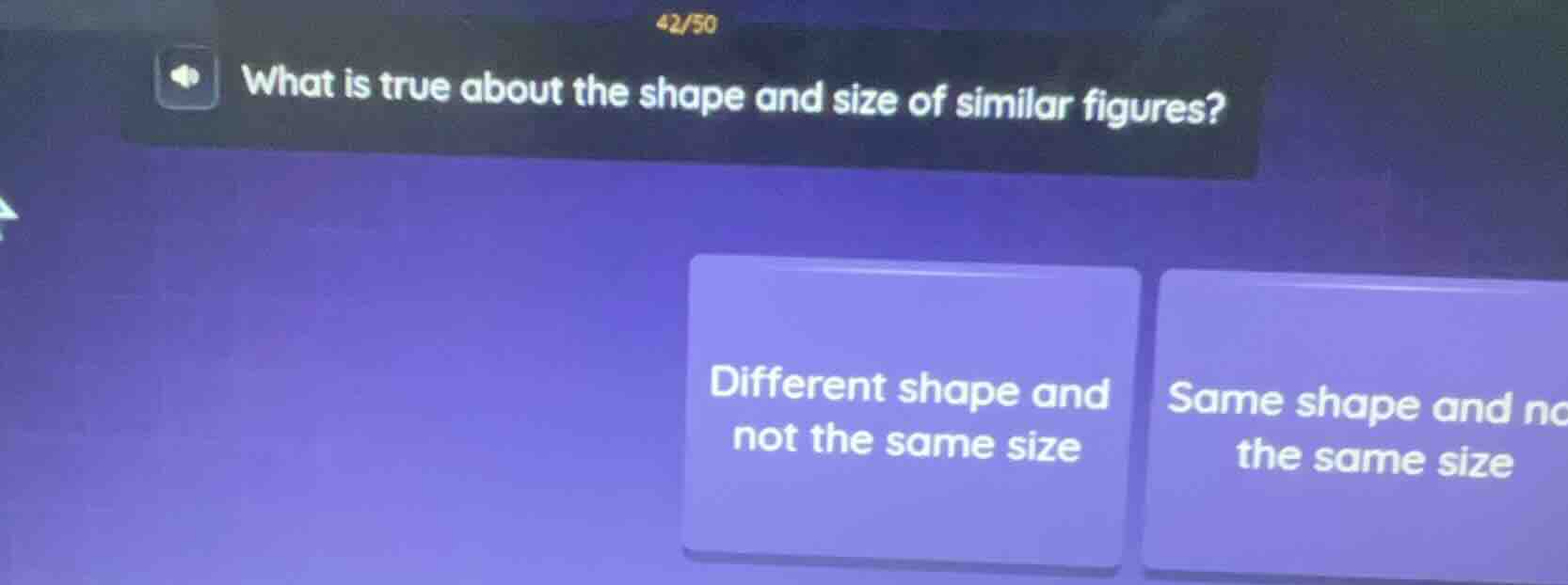 what is true about the shape and size of similar figures? different sha…