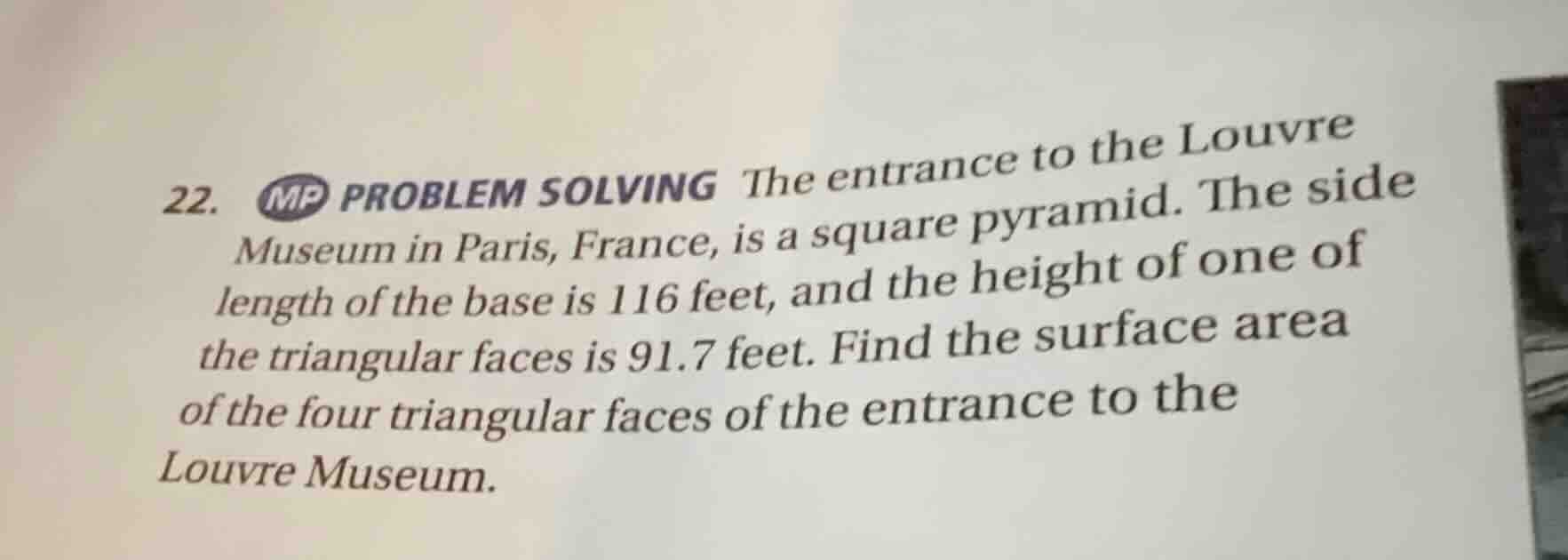 22. mp problem solving the entrance to the louvre museum in paris, fran…