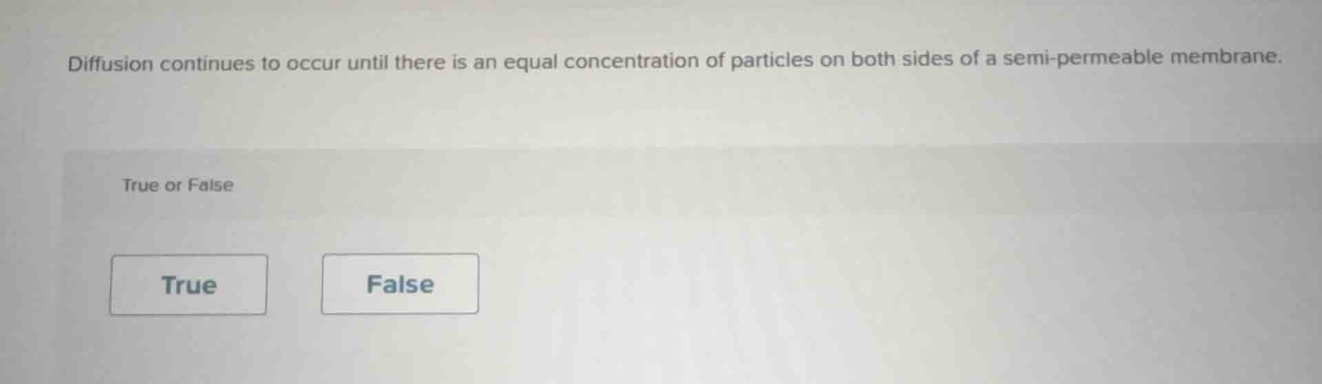 diffusion continues to occur until there is an equal concentration of p…