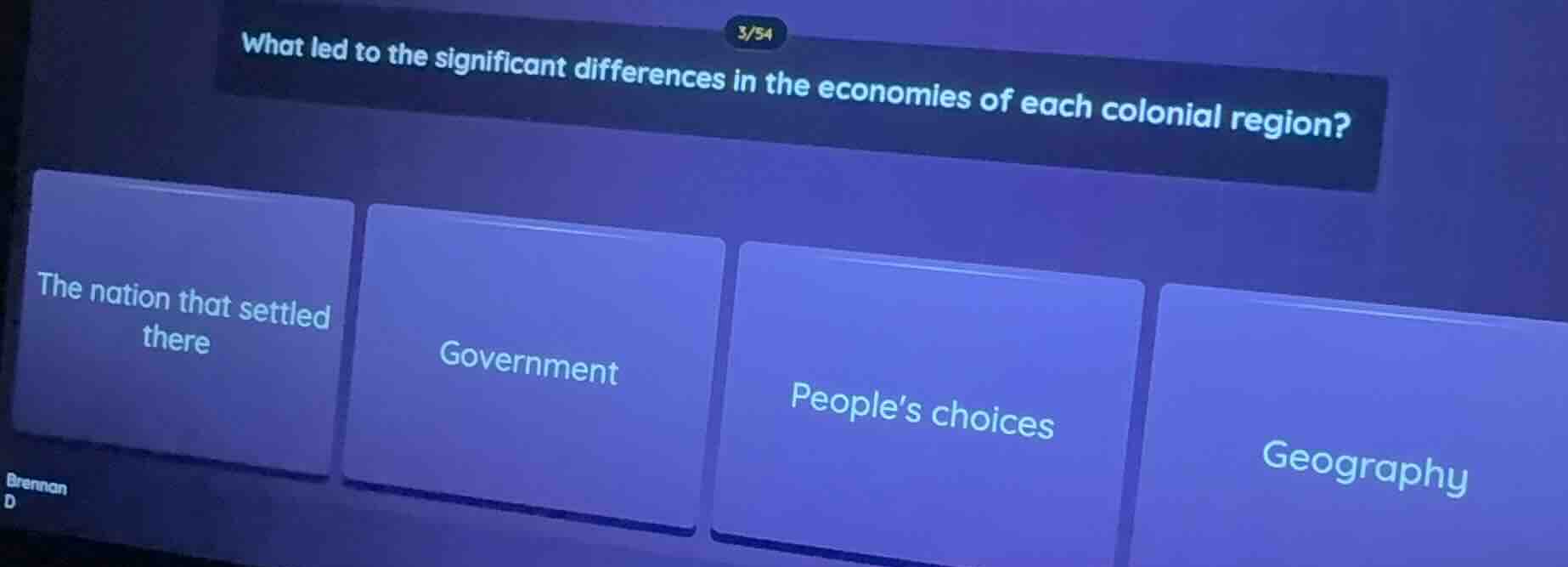 what led to the significant differences in the economies of each coloni…