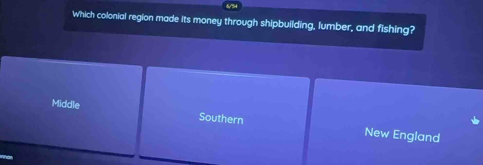 which colonial region made its money through shipbuilding, lumber, and …