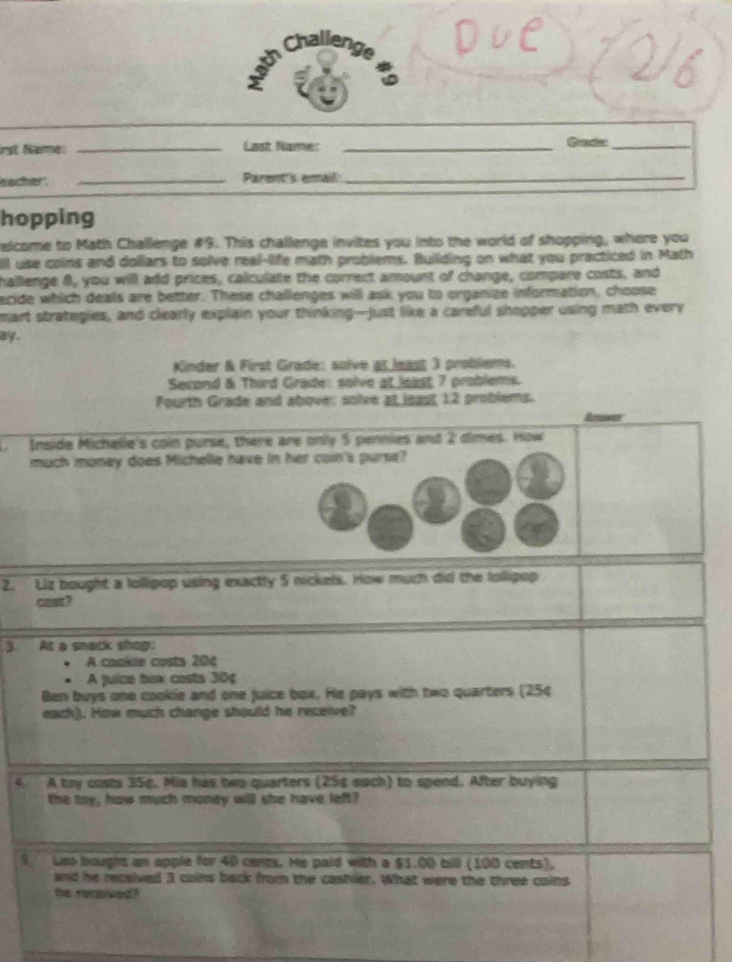 hopping elcome to math challenge #9. this challenge invites you into th…