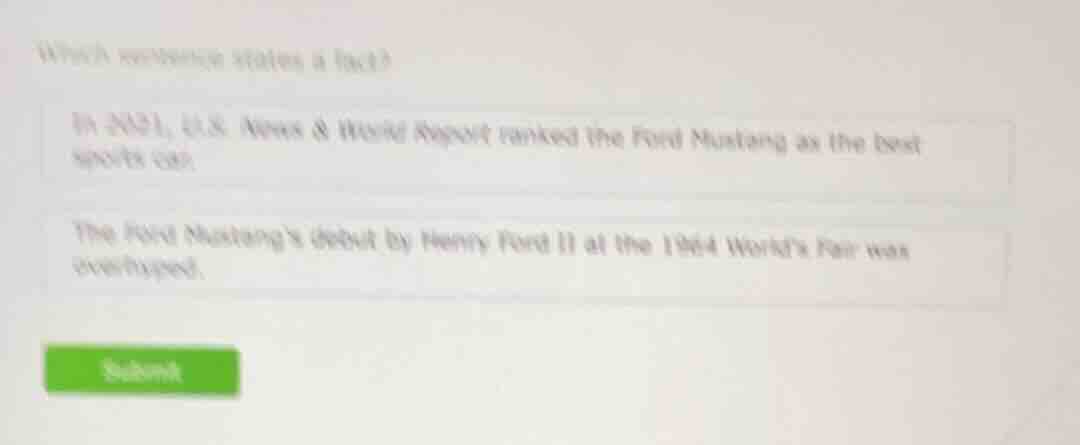 which sentence states a fact? in 2021, u.s. news & world report ranked …