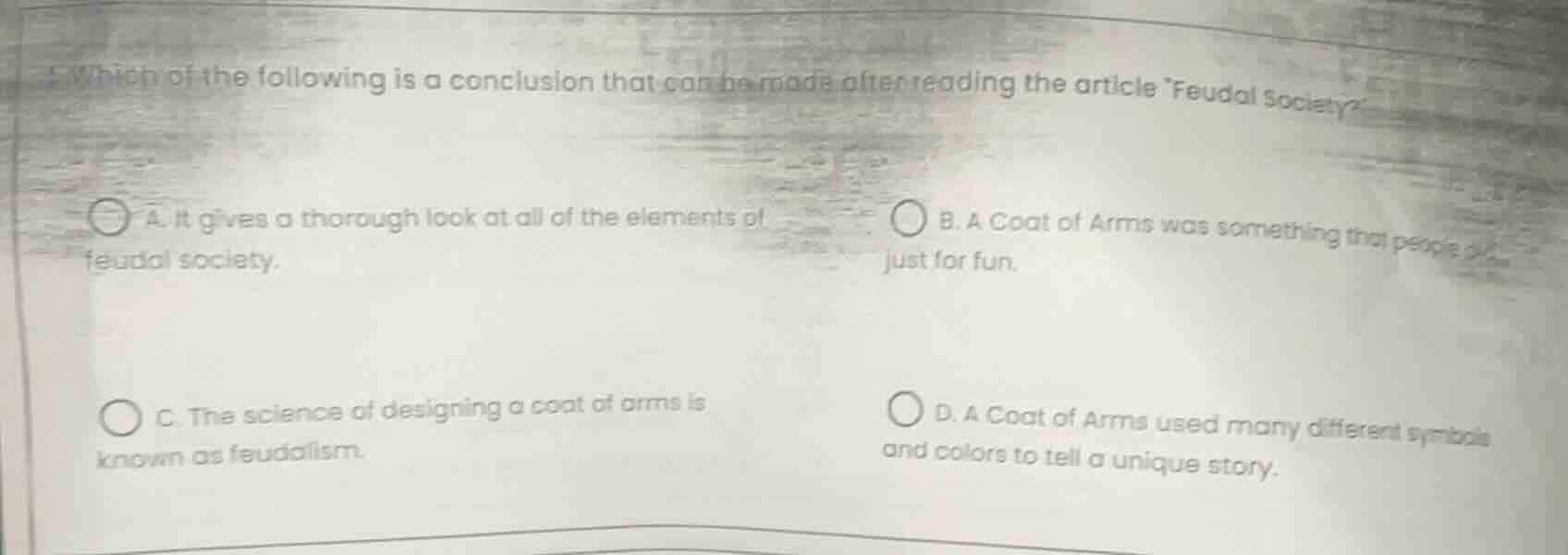 1. which of the following is a conclusion that can be made after readin…
