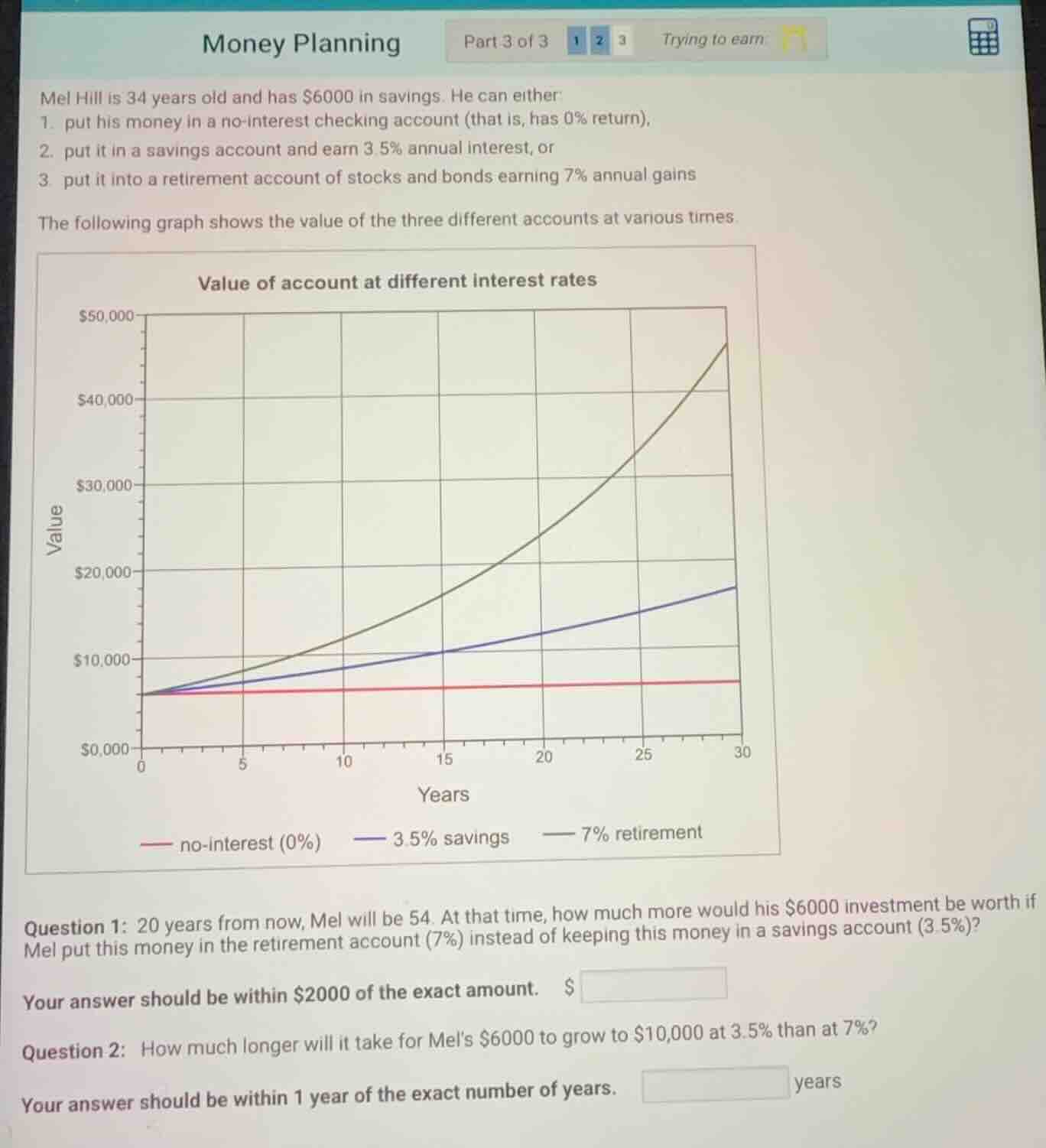 money planning part 3 of 3 1 2 3 trying to earn mel hill is 34 years ol…
