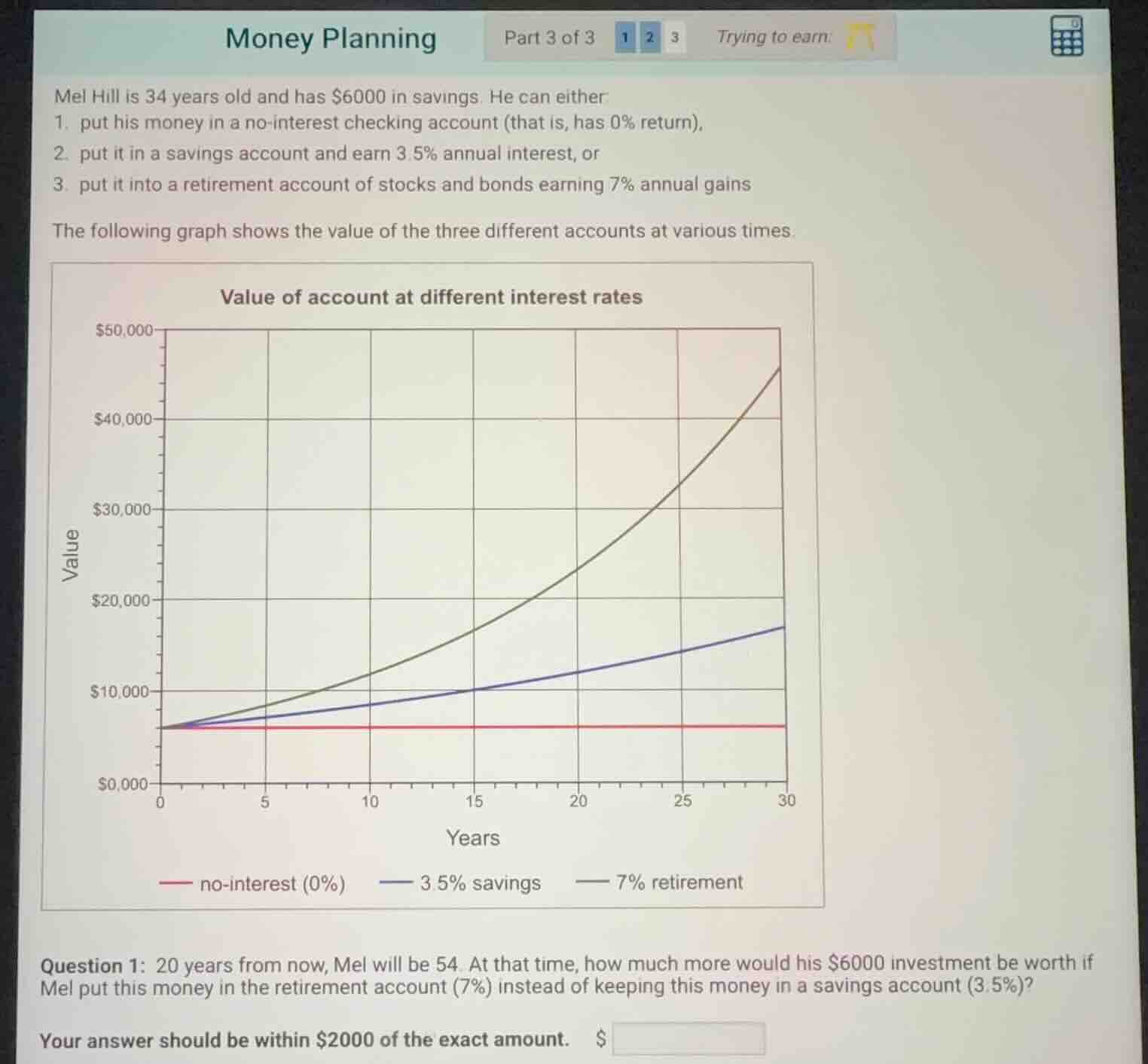 money planning part 3 of 3 1 2 3 trying to earn: mel hill is 34 years o…