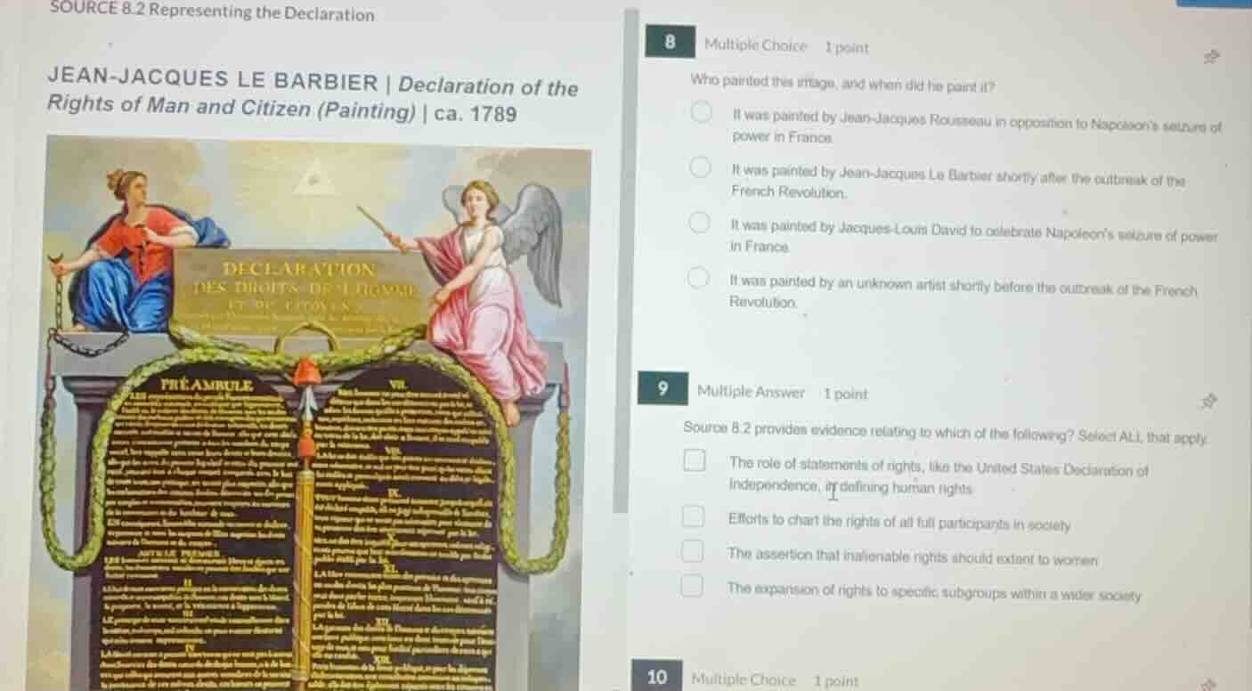 source 8.2 representing the declaration jean - jacques le barbier | dec…