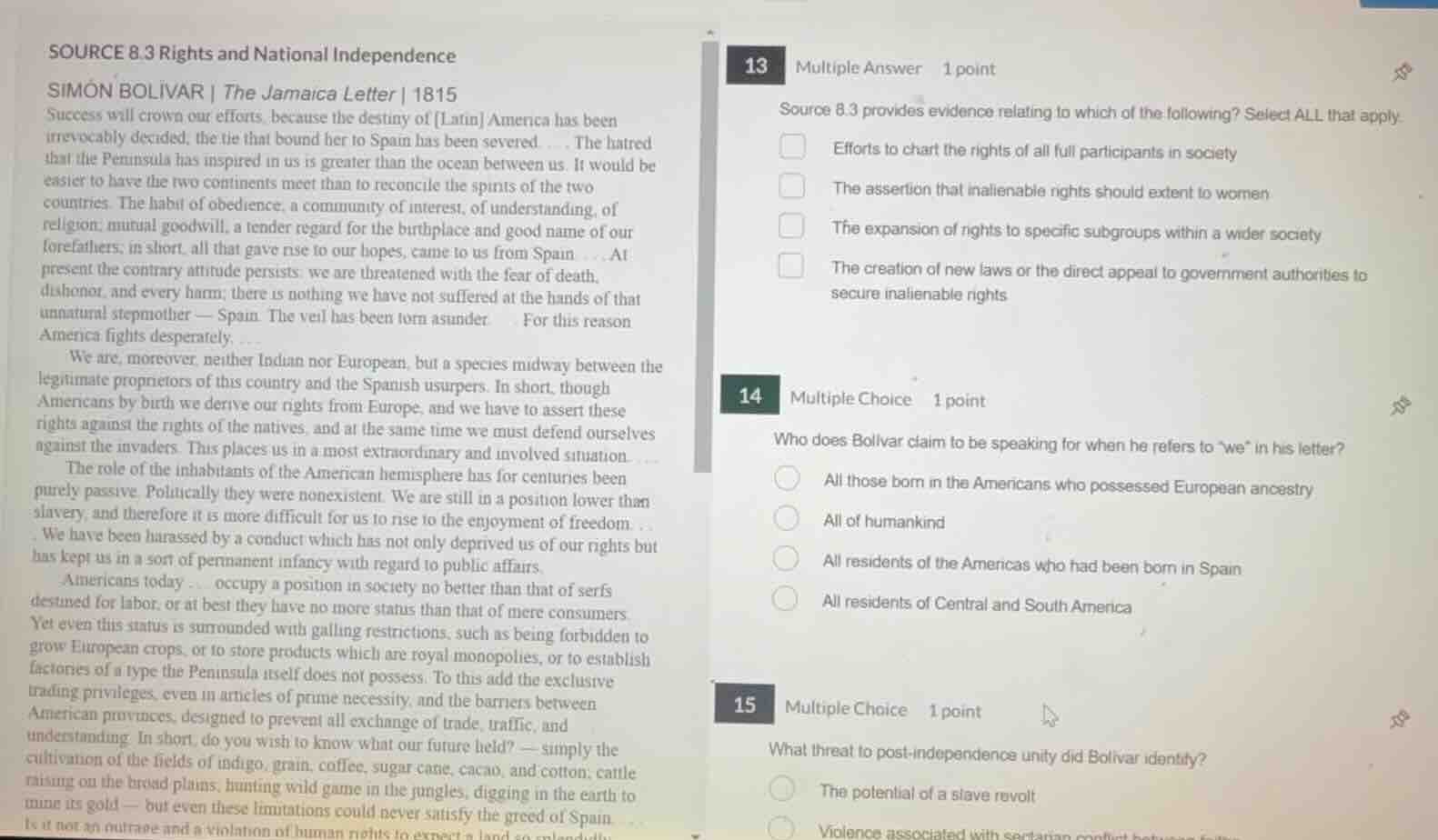 source 8.3 rights and national independence simon bolivar | the jamaica…
