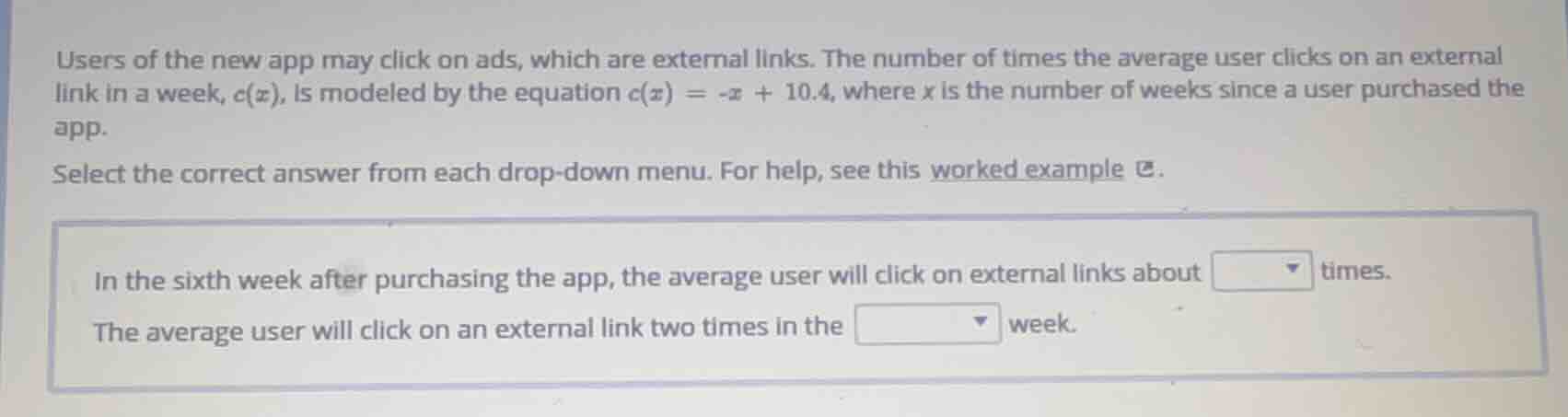 users of the new app may click on ads, which are external links. the nu…