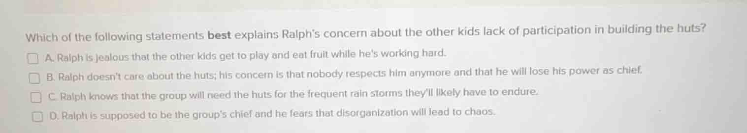 which of the following statements best explains ralph’s concern about t…