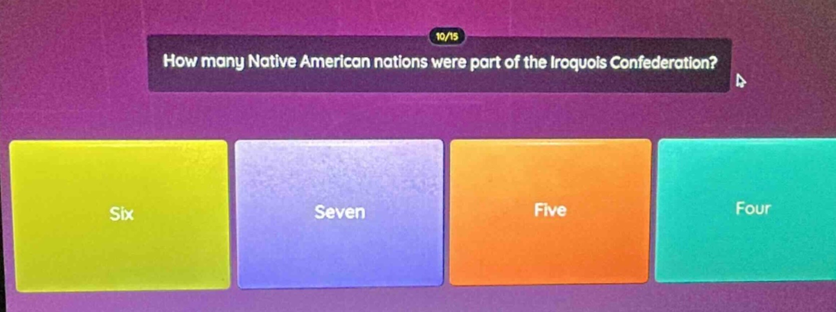 how many native american nations were part of the iroquois confederatio…