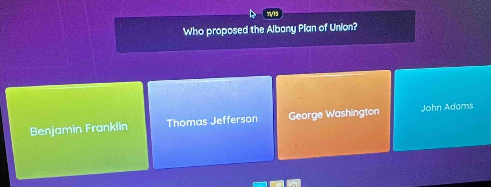who proposed the albany plan of union? benjamin franklin thomas jeffers…