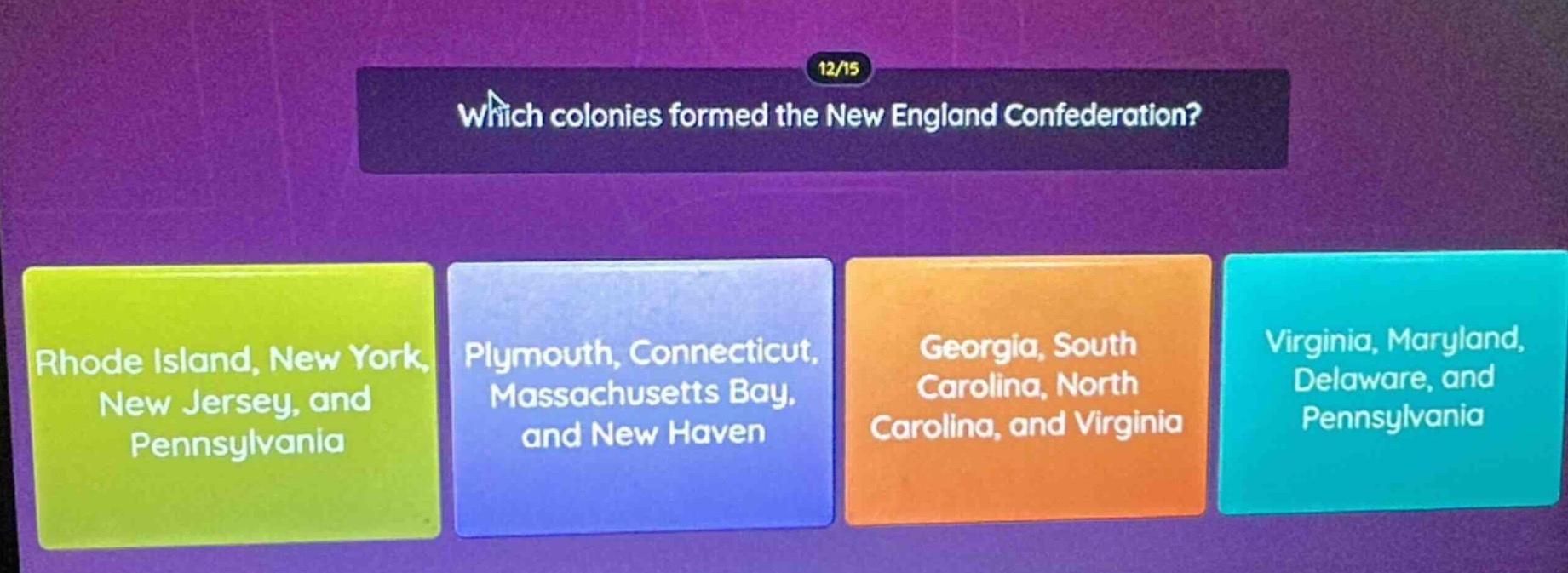 which colonies formed the new england confederation? rhode island, new …