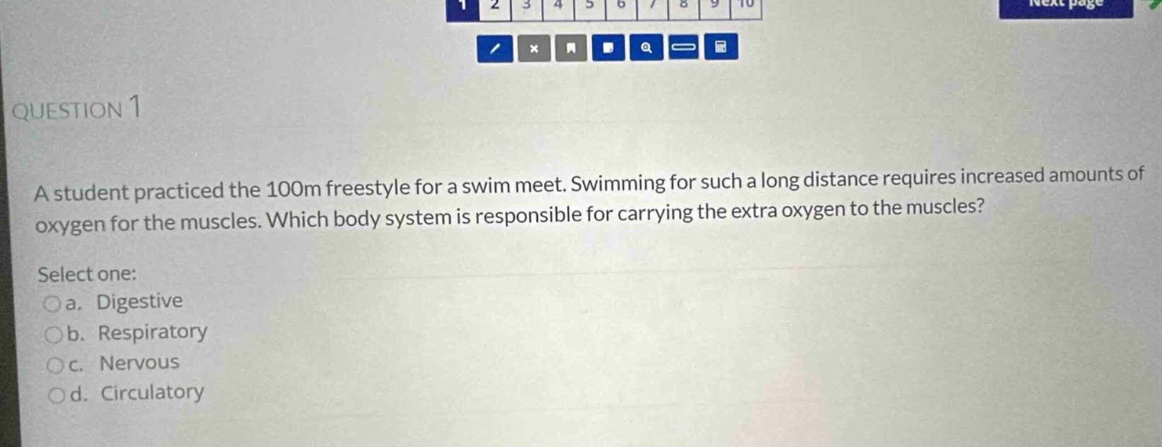 question 1 a student practiced the 100m freestyle for a swim meet. swim…