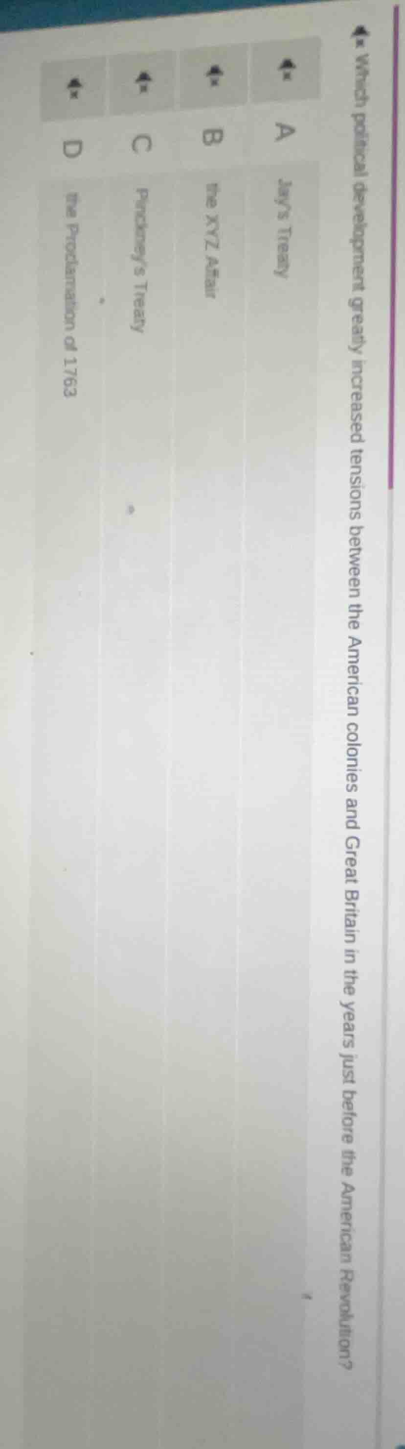which political development greatly increased tensions between the amer…