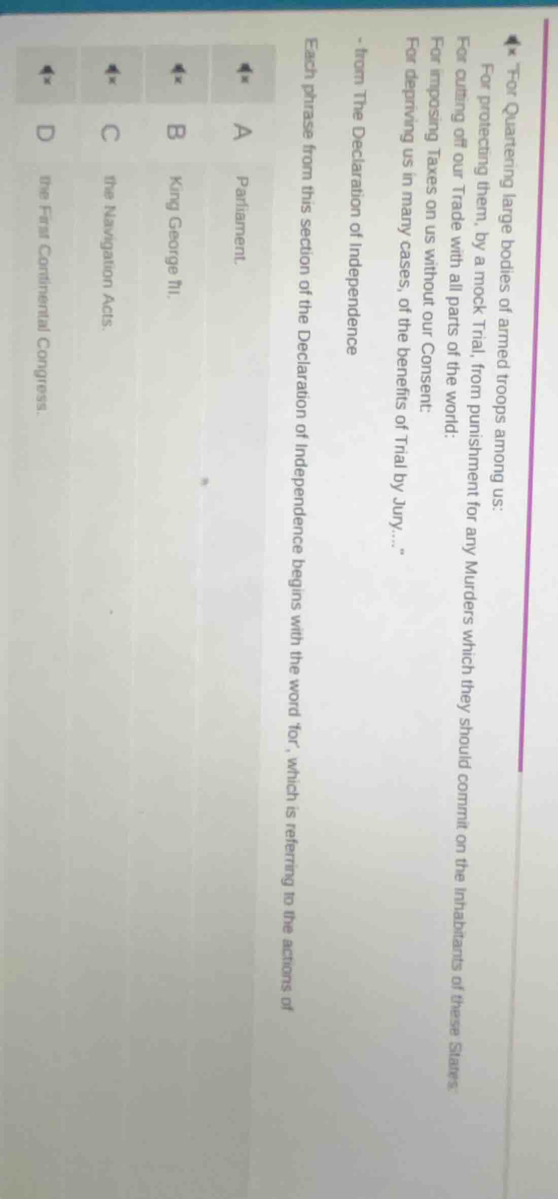 from the declaration of independence each phrase from this section of t…