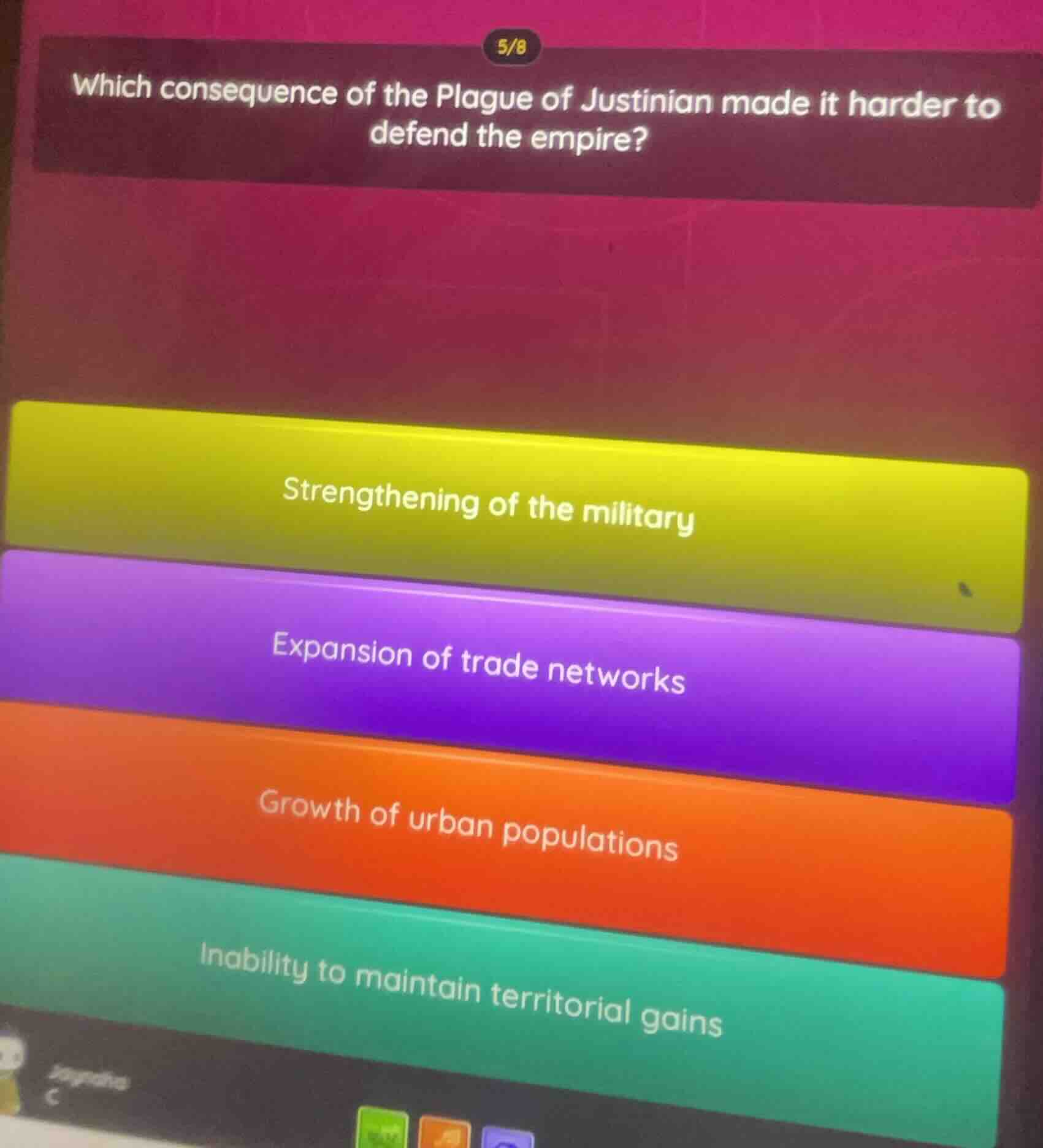 which consequence of the plague of justinian made it harder to defend t…