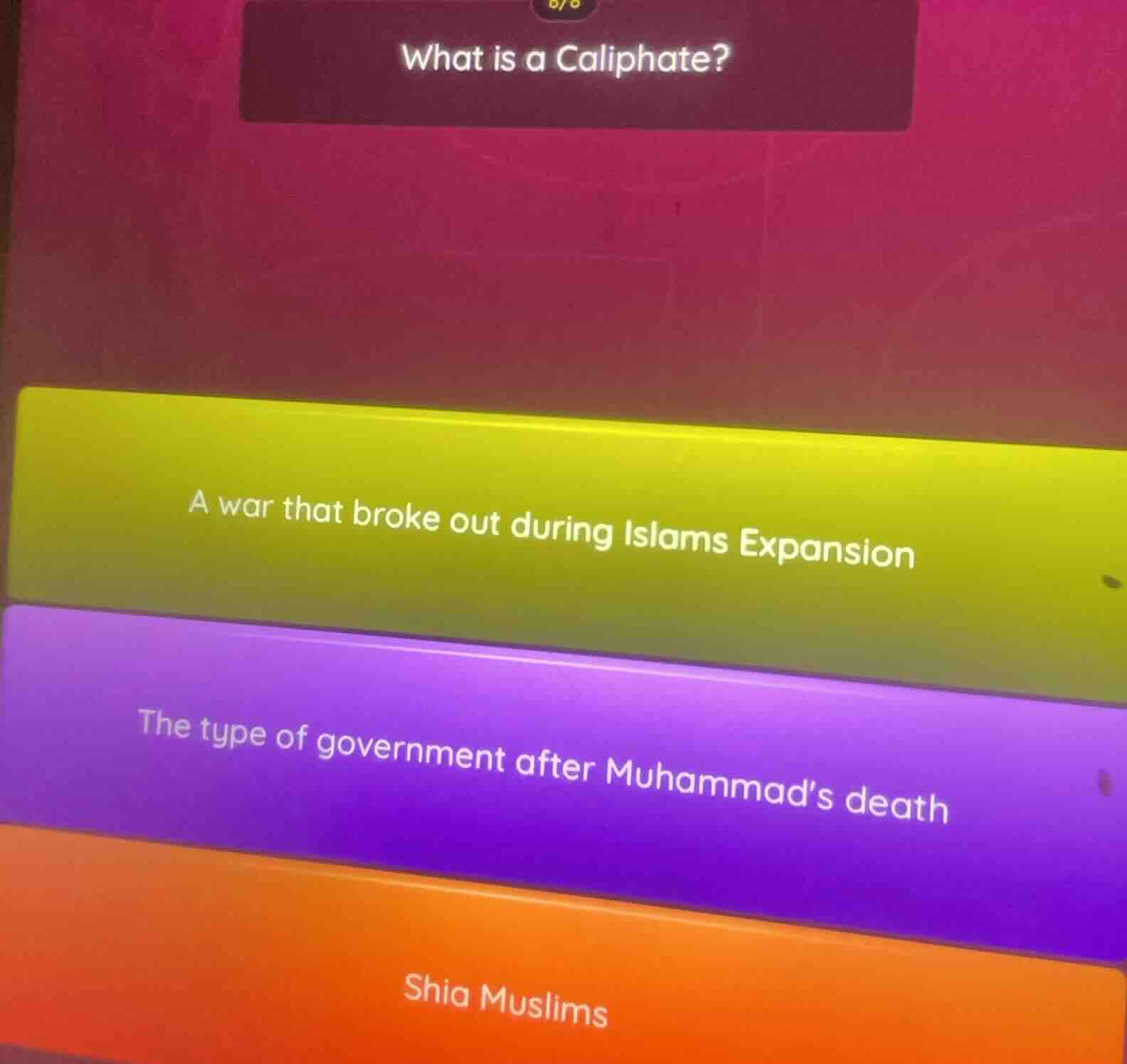 what is a caliphate? a war that broke out during islams expansion the t…