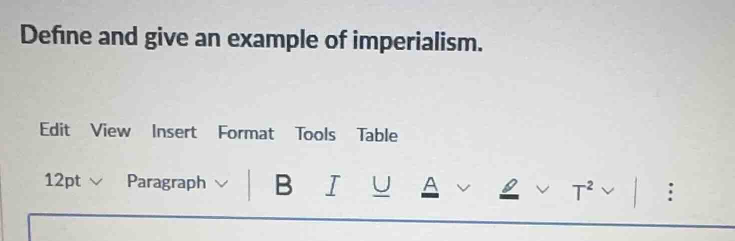 define and give an example of imperialism.