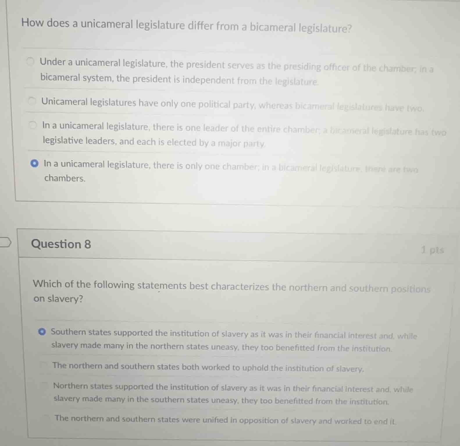 how does a unicameral legislature differ from a bicameral legislature? …