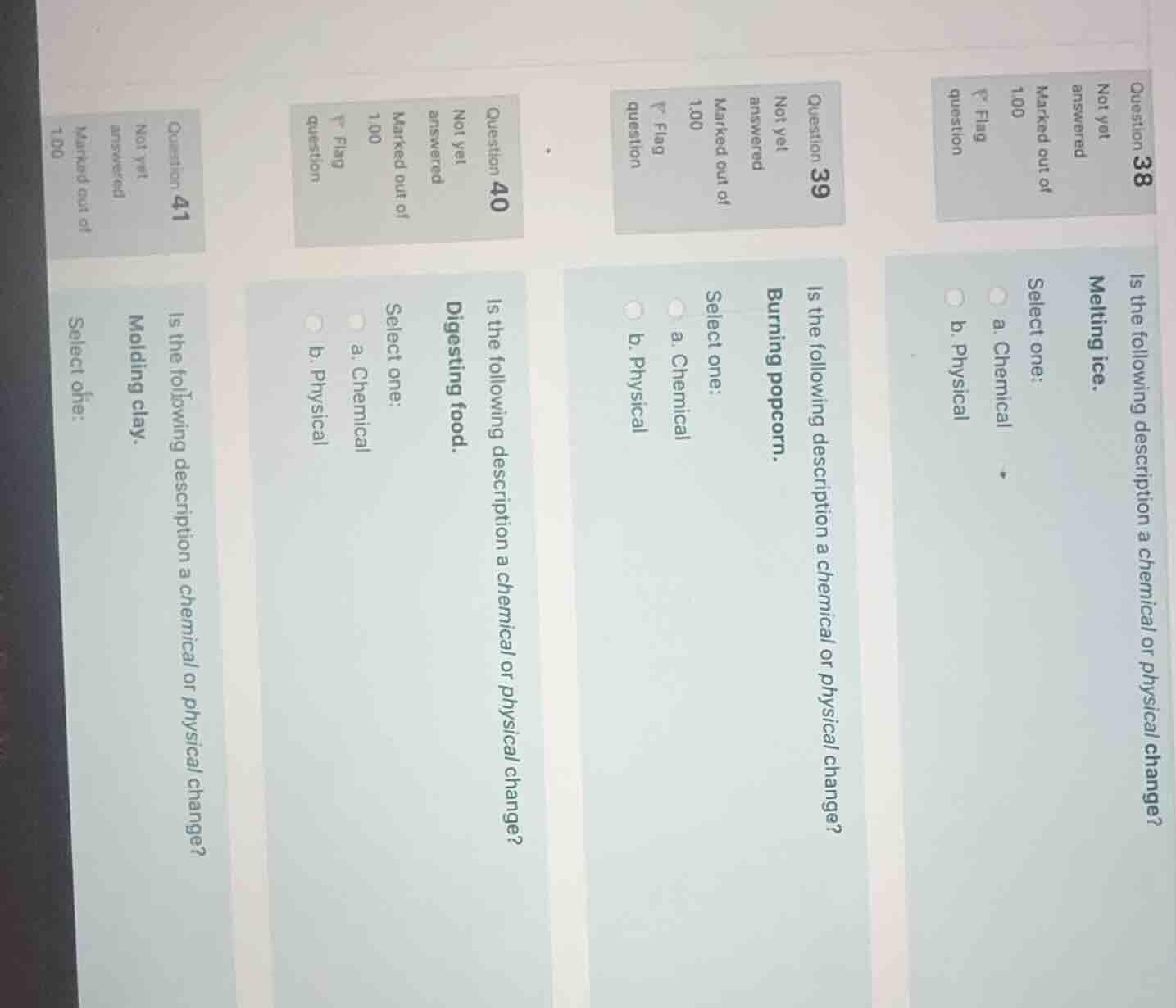 question 38 not yet answered marked out of 1.00 flag question is the fo…