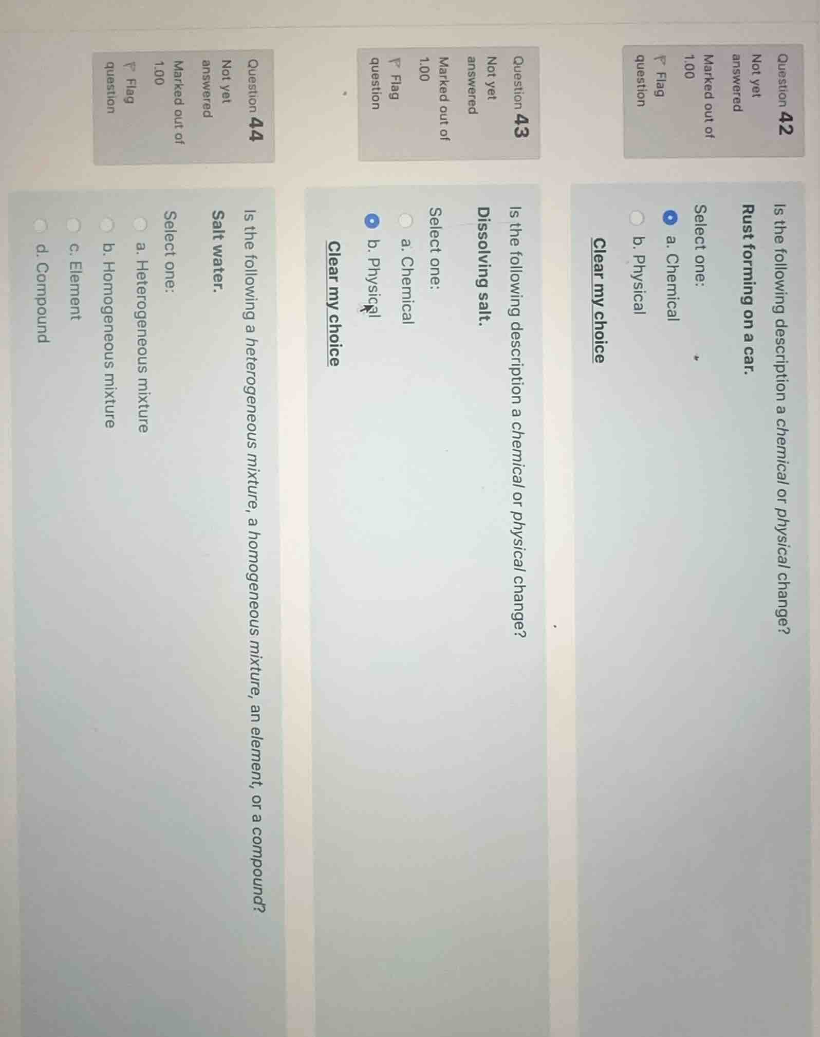 question 42 not yet answered marked out of 1.00 flag question is the fo…