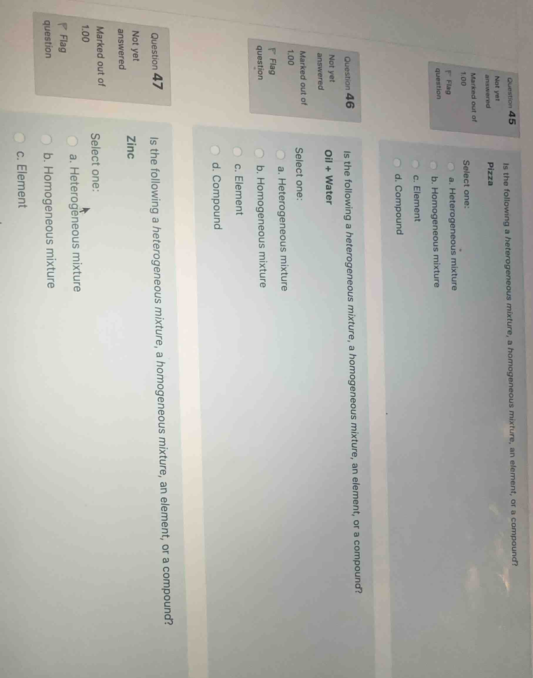 question 45 not yet answered marked out of 1.00 flag question is the fo…