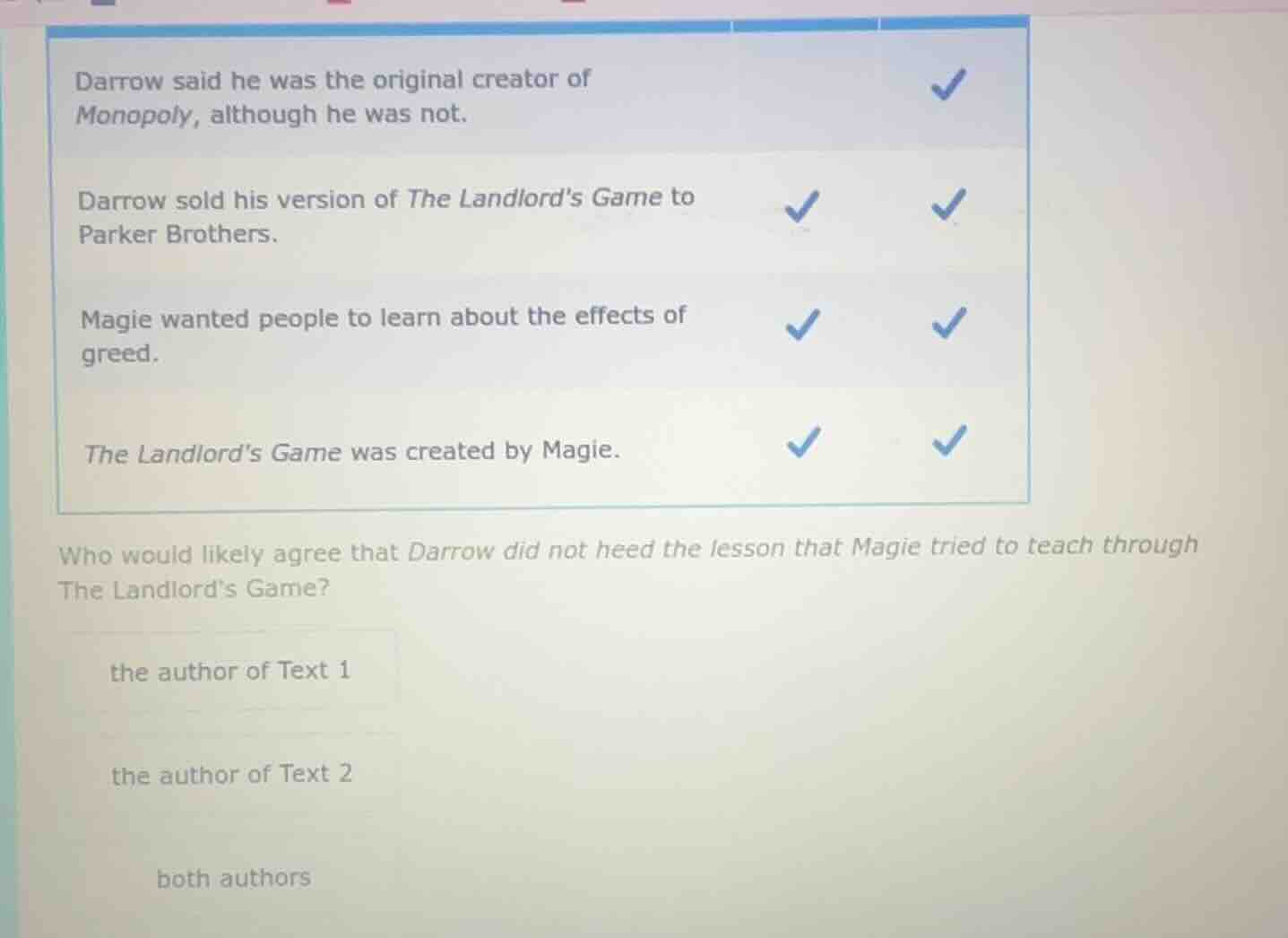 darrow said he was the original creator of monopoly, although he was no…