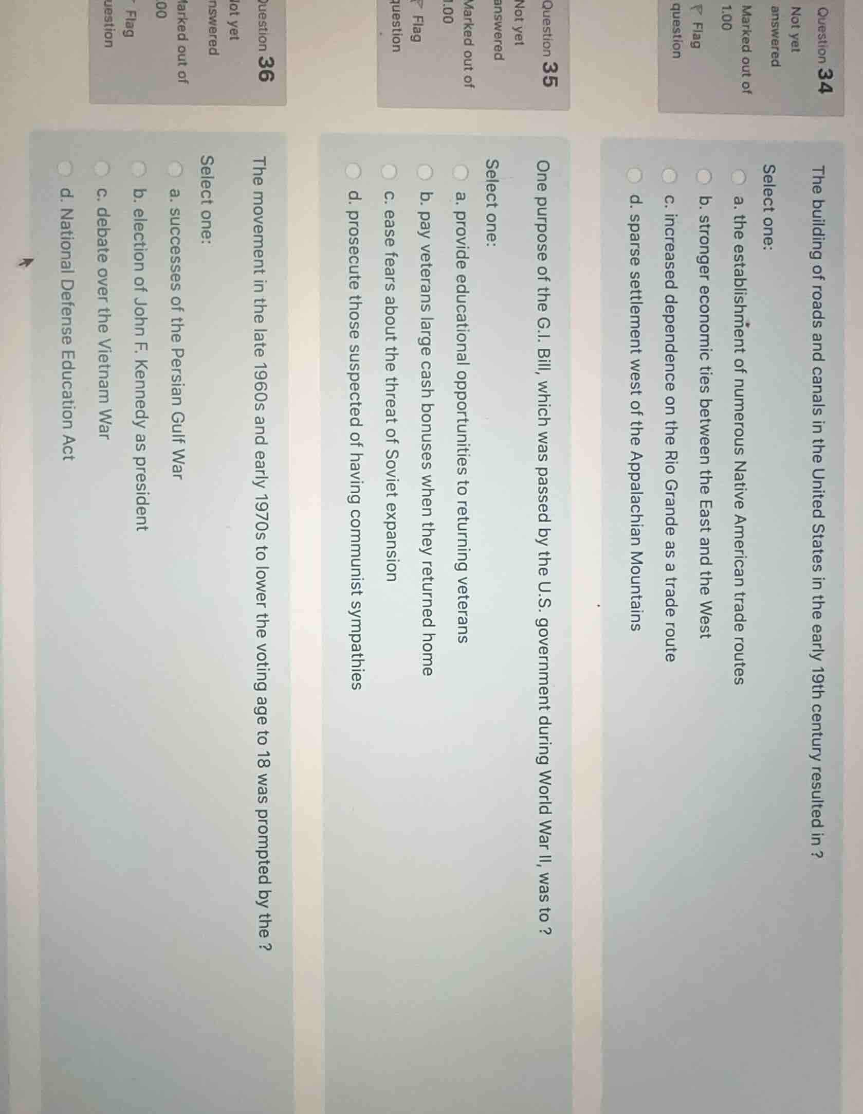 question 34 not yet answered marked out of 1.00 p flag question the bui…