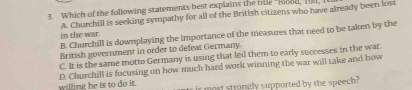 3. which of the following statements best explains the title \blood, to…