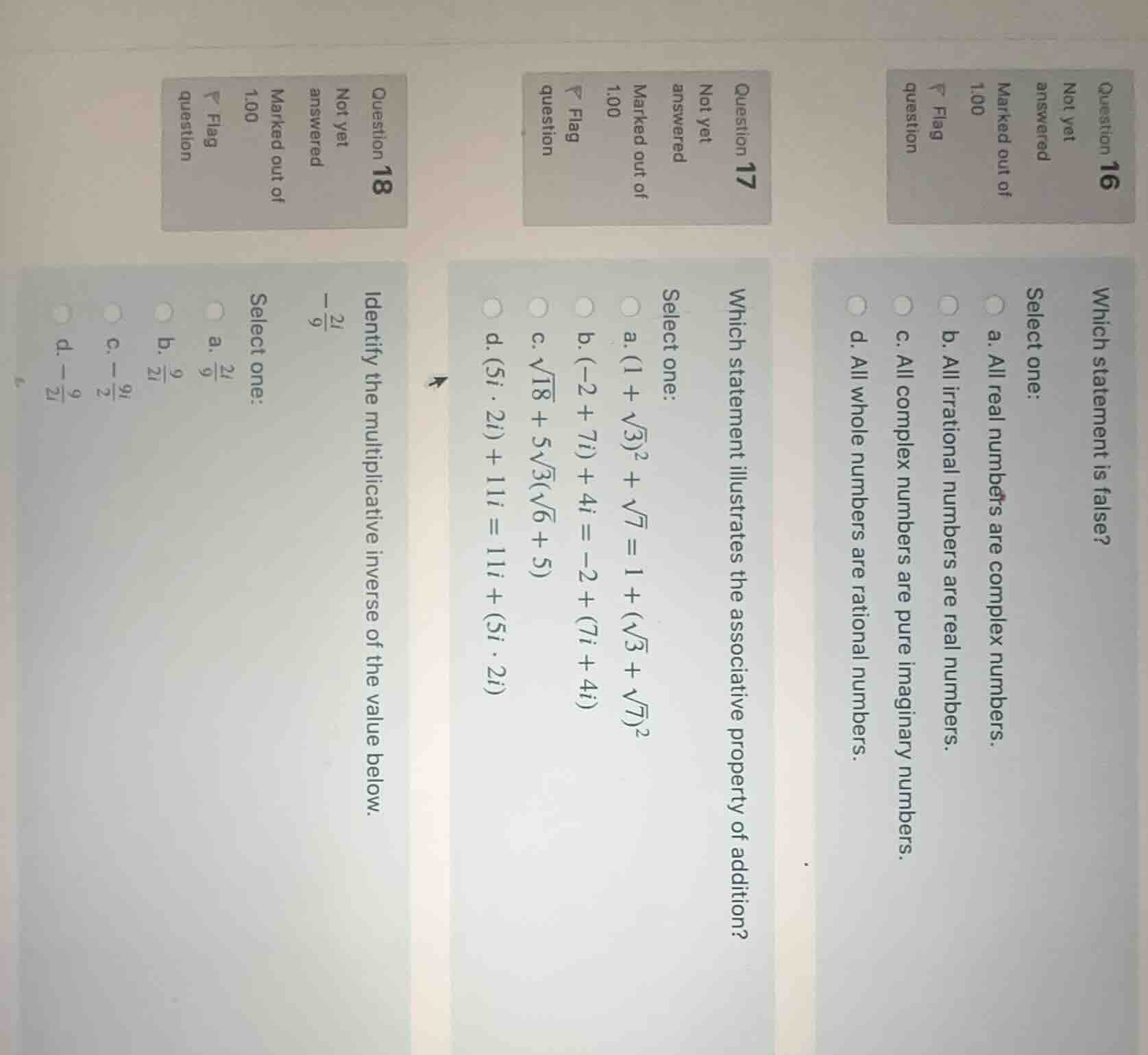 question 16 not yet answered marked out of 1.00 flag question which sta…