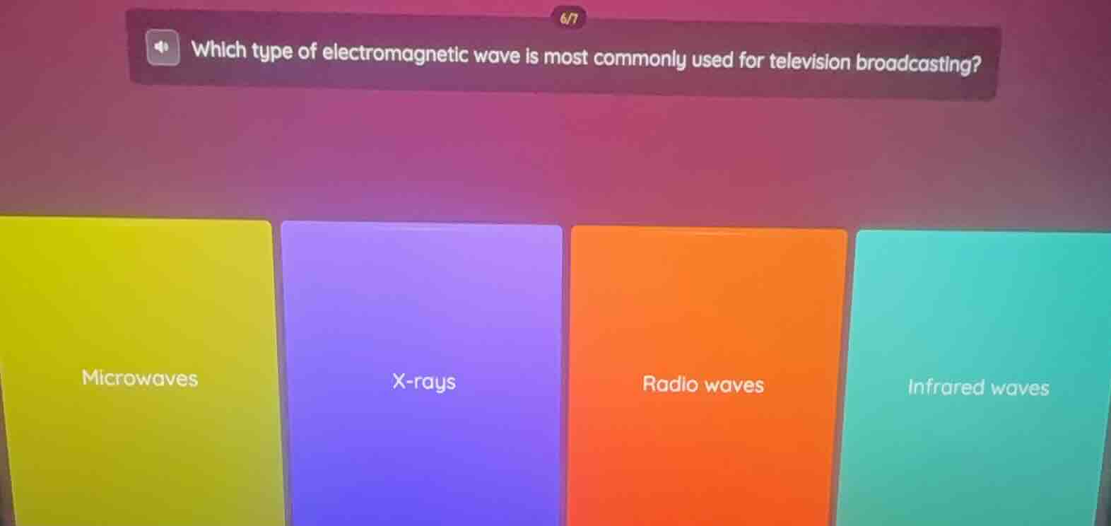 which type of electromagnetic wave is most commonly used for television…