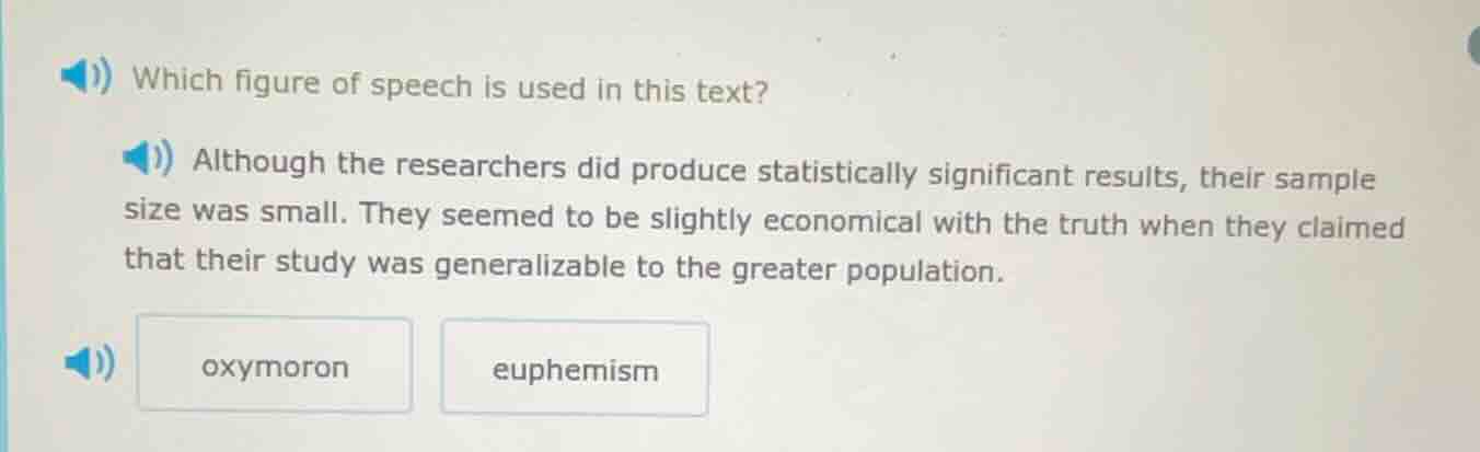 which figure of speech is used in this text? although the researchers d…