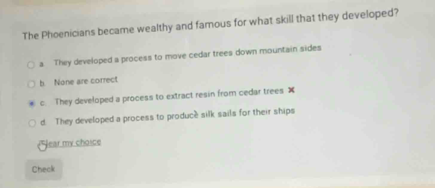 the phoenicians became wealthy and famous for what skill that they deve…