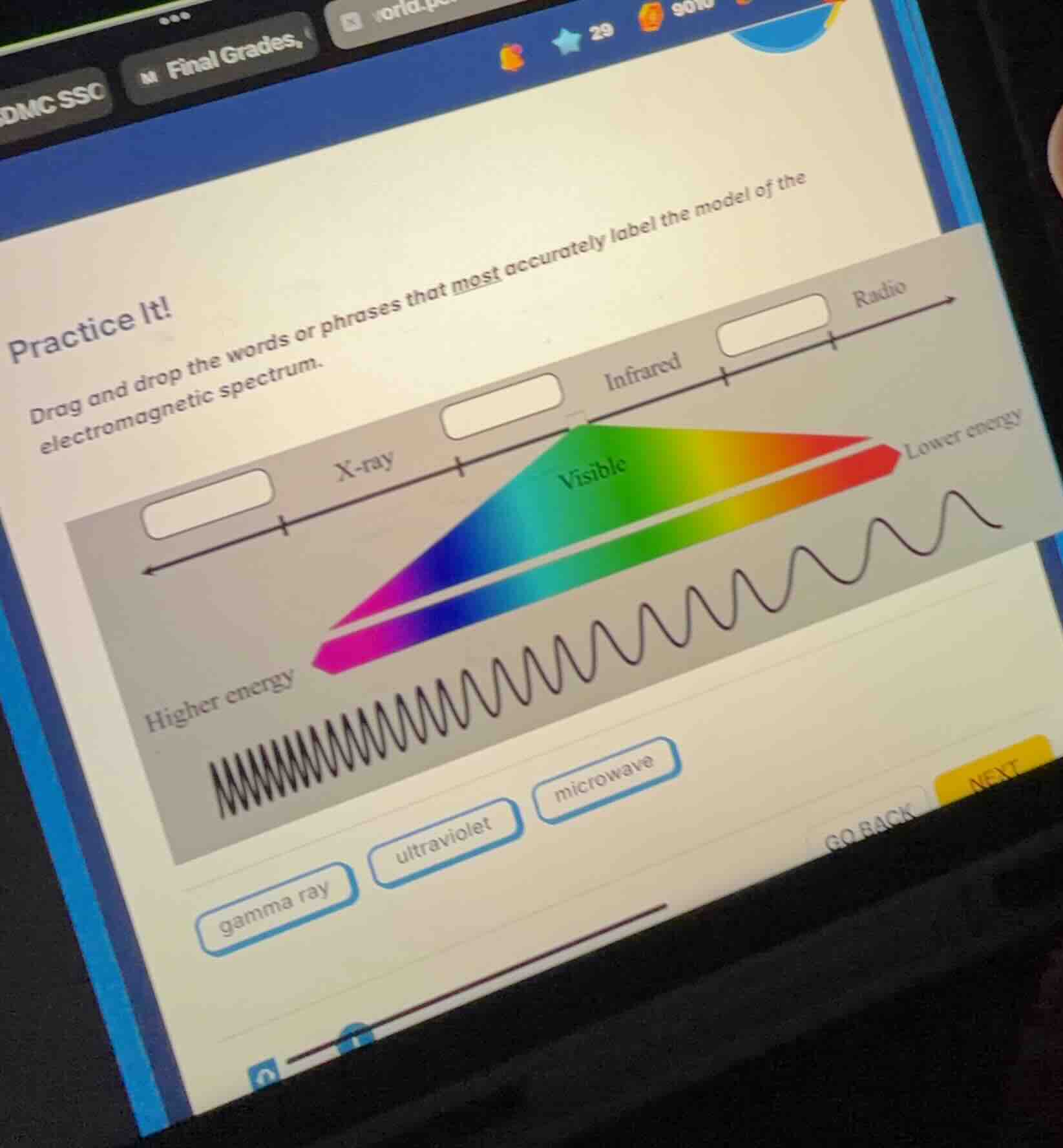 practice it! drag and drop the words or phrases that most accurately la…