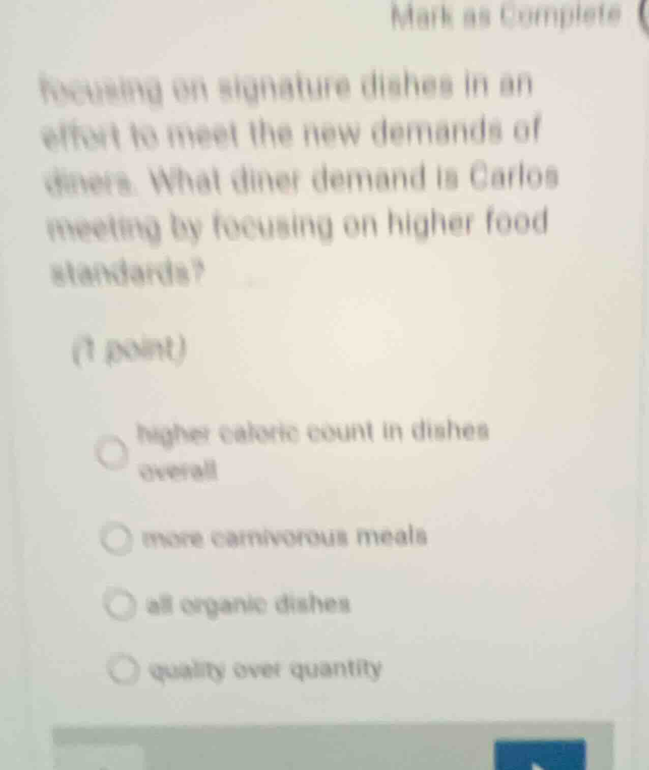 focusing on signature dishes in an effort to meet the new demands of di…