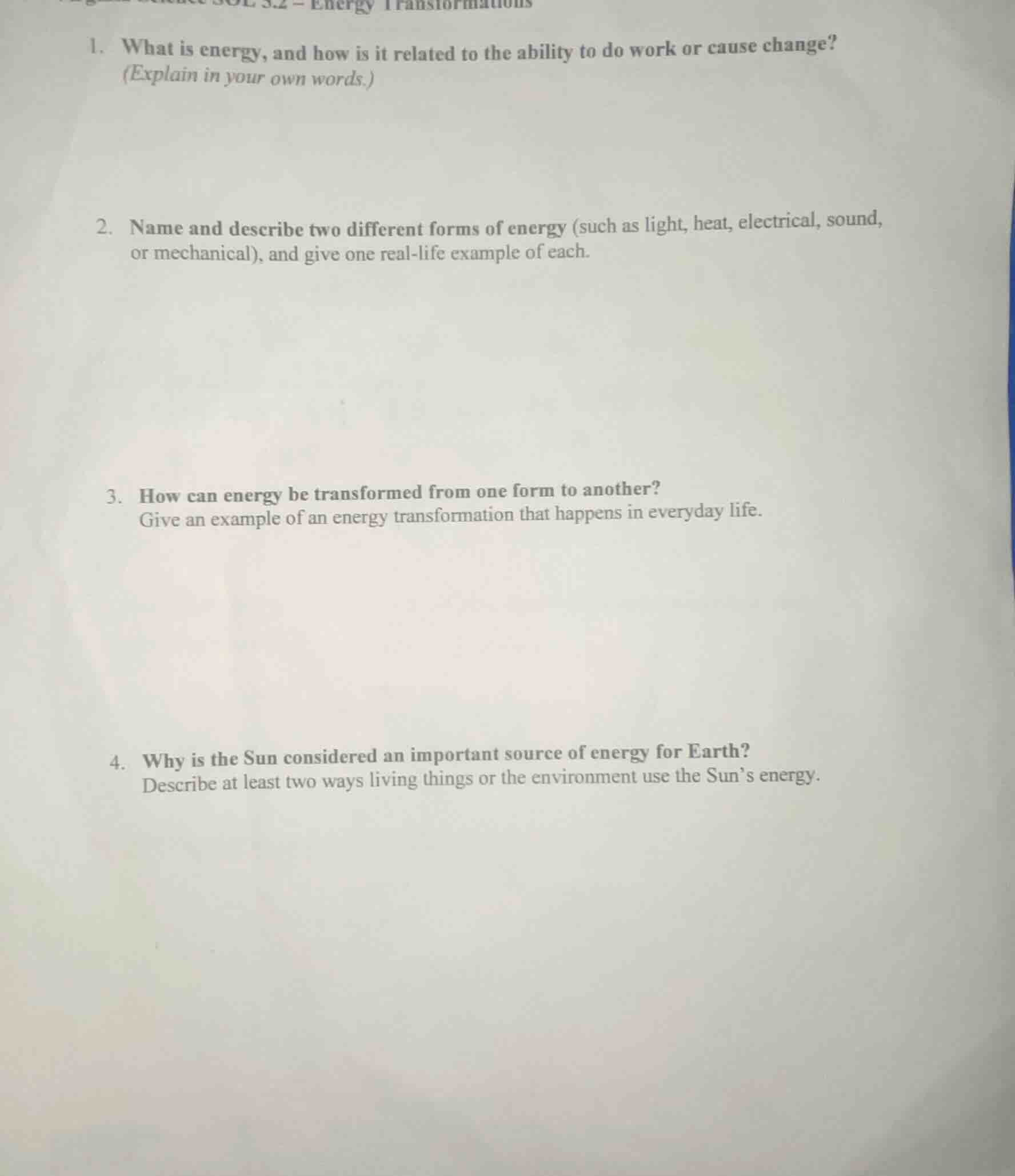 1. what is energy, and how is it related to the ability to do work or c…