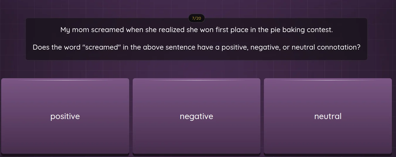 my mom screamed when she realized she won first place in the pie baking…