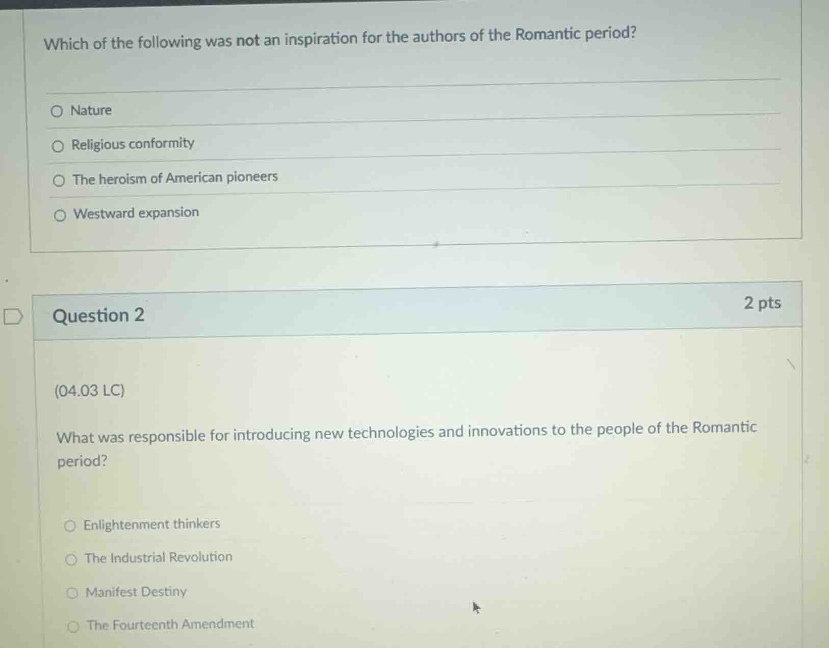 which of the following was not an inspiration for the authors of the ro…